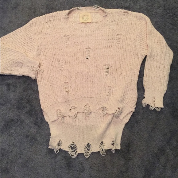 Distressed Sweater - Picture 2 of 10